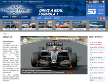 Tablet Screenshot of formula-event.com